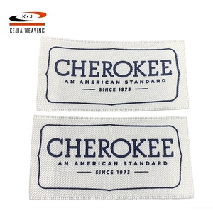 <span class=keywords><strong>Étiquette</strong></span> tissée damassée de <span class=keywords><strong>marque</strong></span> à pli final haute densité, personnalisable sans MOQ, pour accessoires vestimentaires - Product Image 3