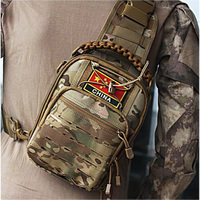 Sac à bandoulière tactique en Nylon 1000d de qualité supérieure, sac à bandoulière étanche et Durable, coupe Laser Molle