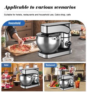 <span class=keywords><strong>Robot</strong></span> pâtissier automatique de comptoir pour la préparation de la pâte à pain, capacité 10 kg, <span class=keywords><strong>avec</strong></span> bol amovible et fonction de levage - Product Image 3