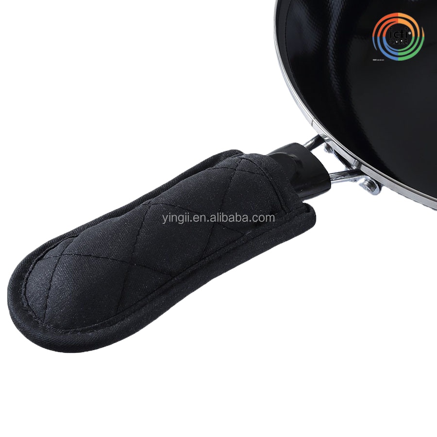 Набор хлопковых махровых держателей F629 для кастрюль, Нескользящие термостойкие Чехлы для ручек, машинная стирка