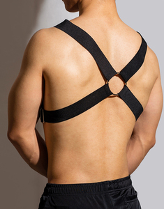 Großhandel Neuerscheinung D.M Marke Modell 7023 Verstellbarer Sexy Herren Low-Rise Harness Gürtel Stark Elastisch Gestrickt - Product Image 6