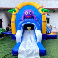 Château gonflable avec toboggan, combo de château gonflable pour enfants, location pour événements