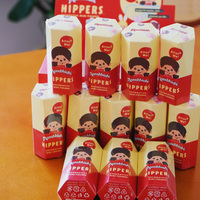 100% Оригинальные коллекционные фигурки Sonny Angels Monchhichii HIPPERS, серия 12 коробок/набор, 7 стилей, закрытая коробка-сюрприз со скрытой фигуркой, оптом