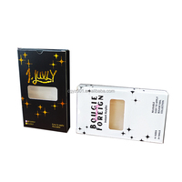 Boîte d'emballage vide pour faux ongles ZJ-033 avec étoiles dorées personnalisées, boîte d'emballage pour vernis à ongles