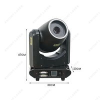 Lumière laser d'animation pour discothèque, Knight 10 Watt 10W RGB, pleine couleur, pour spectacle en intérieur, DJ, tête mobile