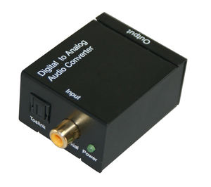 Convertidor de audio digital a analógico DAC Digital SPDIF Convertidor óptico a L/R <span class=keywords><strong>RCA</strong></span> para cine en casa Hecho de plástico - Product Image 2