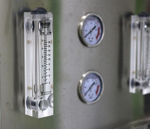 Nhà sản xuất nước kỹ thuật số rotameter nhựa Flow Meter 1-10l/min không khí Rota Flow Meter với mà không có điều chỉnh van rotameter - Product Image 6