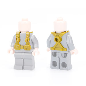 Miniatura Militare U.S. della Seconda Guerra Mondiale Giocattolo Educativo DIY con Blocchi di Costruzione in Plastica ABS, Maglietta da Combattimento per Soldati e Giubbotto Antiproiettile - Product Image 2