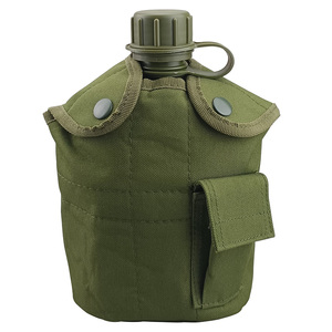 Cantina de agua directa de fábrica de muestra gratis, cantimplora de lata con correa, cantimplora de aluminio para correa de hombro al aire libre - Product Image 3