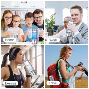 Botol Air Hidrogen Ion Kaya H2 Teknologi Terbaik Logo Kustom Botol Air Hidrogen Portabel - Product Image 6