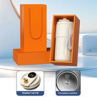 Mug de bureau isotherme en acier inoxydable avec logo personnalisé, coffret cadeau d'entreprise, boîte cadeau, maintien thermique 6-12 heures
