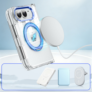 Funda Nueva para <span class=keywords><strong>iPhone</strong></span> 18 Ultra con Anillo Giratorio <span class=keywords><strong>de</strong></span> 360 Grados, Cubierta Magnética Transparente para <span class=keywords><strong>iPhone</strong></span> 18 Fold - Product Image 4