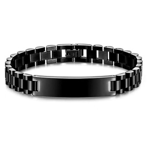 Pulseira Ajustável de Aço Inoxidável Personalizável com Gravação de Marca, Estilo Europeu Americano, Unissex, para Relógio DIY - Product Image 5