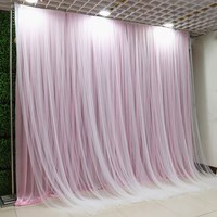 Offre Spéciale rideau de toile de fond décorations de plafond de mariage rideaux pour décoration de mariage