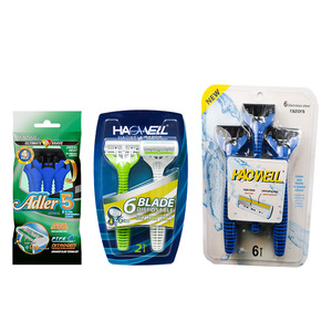 B603DR Bán Buôn <span class=keywords><strong>6</strong></span> Sáu Lưỡi Dao Cạo Lưỡi Dao Cạo Hệ Thống Dao Cạo Với Có Thể Thay Đổi Và Mở Thiết Kế Hộp Mực Cho Người Đàn Ông Phụ Nữ - Product Image 6