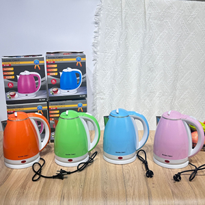 Bouilloire électrique en acier inoxydable 2L à prix réduit, arrêt automatique, base rotative à 360°, 1500W, pour café, thé, lait, eau chaude rapide - Product Image 1