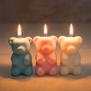 Bear Series Shaped <b>Candles</b> Birthday <b>Gift</b> Handmade Scented <b>Candle</b> Room Decoration Home Decor <b>Candle</b> - Product Image 6