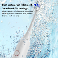 Nouvelle brosse à dents électrique sonique YBK Y8 pour adultes avec 38000 VPM, IPX7, 2000 mAh, 5 modes, conception de logo de produit d'usine, vente en gros