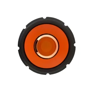 12英寸专业音响汽车低音炮零件橡胶边缘环绕橙色聚丙烯锥形