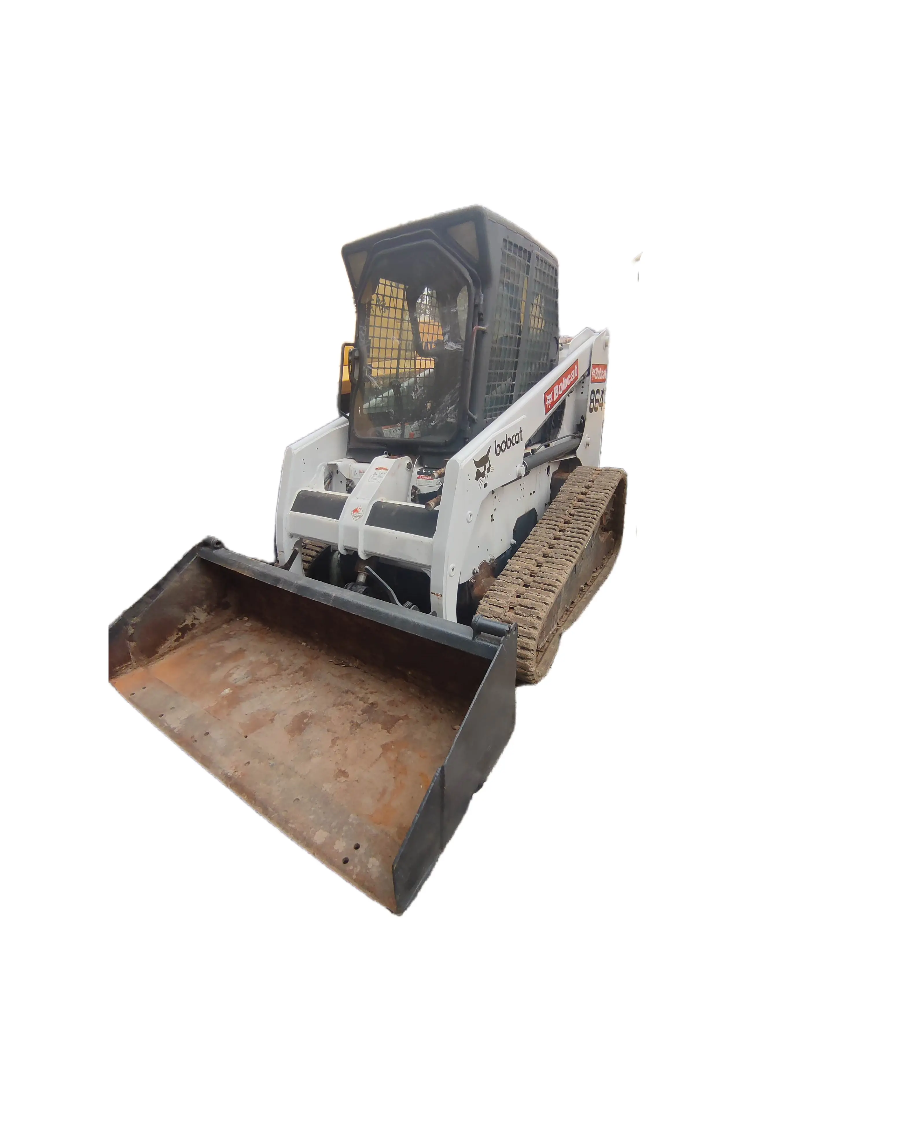 Kullanılan paletli mini Steer Bobcat T846 yükleyici ikinci el yüksek kalite mini Skid bobcat marka çok fonksiyonlu makine satılık