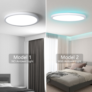 TUYA Smart Home Lighting D300mm 24W RGB Luz de techo LED regulable Funciona con Alexa y Google Assistant - Product Image 3