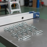Clips à ressort pour échelle en acier inoxydable - Essentiels pour une fixation sécurisée