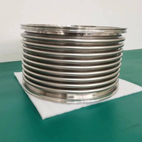 Soufflets ondulés courts ISO-K à vide poussé, étanches et à performance stable pour machines de revêtement