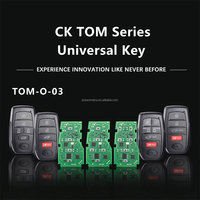 Carte de circuit imprimé de clé de véhicule intelligente universelle CK TOM Series TOM-O-03 4/5/6 boutons pour Toyota et Subaru (carte uniquement) prend en charge 8A-BA