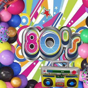 80s 90s Decoraciones <span class=keywords><strong>de</strong></span> fiesta Globo Guirnalda Kit Disco Ball Radio Retro Globos Volver a 80s 90s Hip Hop Suministros <span class=keywords><strong>de</strong></span> cumpleaños - Product Image 1