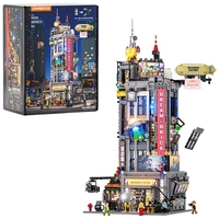 Lumibricks 19015 Film Studio Street Series, Modelo de Ensamblaje, Juguetes de Construcción, Decoración Coleccionable, Regalos, Juego de Bloques de Construcción
