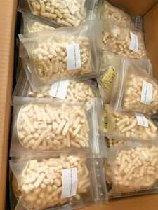 Pechuga de pollo y salmón liofilizados orgánicos, alimentos nutritivos y seguros, carne de corral para gatos y perros con sabor a fruta - Product Image 5