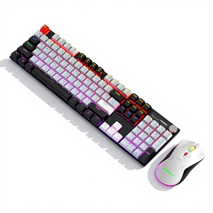 <span class=keywords><strong>Clavier</strong></span> mécanique FVQ600 Esports Gaming rétroéclairé arc-en-ciel, <span class=keywords><strong>clavier</strong></span> USB filaire 104 touches, ensemble souris, <span class=keywords><strong>support</strong></span> <span class=keywords><strong>ergonomique</strong></span> <span class=keywords><strong>pour</strong></span> ordinateurs portables - Product Image 1