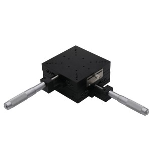 2轴XY微米级线性平台 手动线性平台 120x120mm 带交叉滚柱轴承 SEMY120-AC - Product Image 1