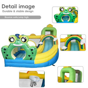 Casa Inflable <span class=keywords><strong>de</strong></span> <span class=keywords><strong>Bob</strong></span> <span class=keywords><strong>Esponja</strong></span> con Tobogán y Piscina, Castillo Inflable Interactivo para Niños - Product Image 5