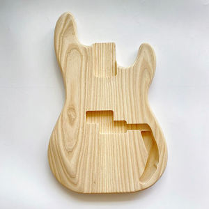 Guitare à corps en frêne, 4 cordes, non finie, pour la vente en gros - Product Image 2