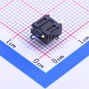 TS-1102W-5016 Tactile Switch SMD-4P,6x6mm Switch Single Pole Single Throw Round Button 1.6N Vertical Mount - Product Image 2