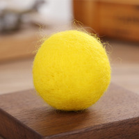 5cm Umweltfreundliche Wollfilzkugeln Runde DIY Kleine Anhänger Weihnachtsbaum-Dekoration Koreanischer Trend 10 Farben Sortiert Großhandel