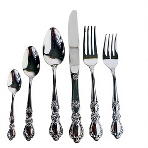 Juego de Cubiertos Elegante para Restaurante, Cuchara, Tenedor y Cuchillo, Vajilla Moderna de Primera Calidad para Mesa de Comedor, para Hotel y Hogar - Product Image 1