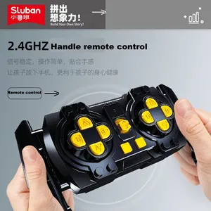 <span class=keywords><strong>Sluban</strong></span> B1022 WW2 militaire télécommande Merkava char de combat principal modèle d'arme bricolage assemblage briques jouets blocs de construction ensembles - Product Image 6