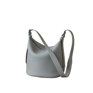 Sac Hobo Vintage en Cuir Véritable de Haute Qualité pour Femme, Sac à Bandoulière Souple avec Fermeture Éclair, Capacité 1-1,9L, Type Fourre-tout - Product Image 1