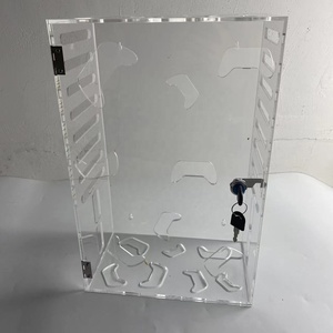 Vente en gros taille personnalisée acrylique transparent Playstation PS5 <span class=keywords><strong>Console</strong></span> de sécurité vitrine serrure Chine usine présentoirs - Product Image 2