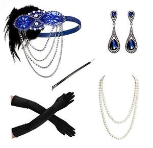 2025 phong cách mới cổ điển 20S tuyệt vời Gatsby Mũ sắt lông Headband 1920S flapper Gatsby Phụ kiện tóc cho Đảng prom - Product Image 5