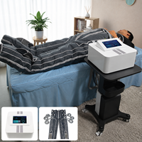 Appareil de massage corporel à drainage lymphatique avec 24 airbags, thérapie de compression des jambes, pressothérapie, analyse de la peau
