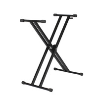 Clavier portable pliable en métal, double type X, support d'orgue électronique de haute qualité, prix d'usine