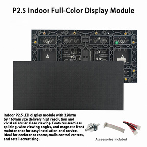 Pannello LED P2.5 a Colori Completi, Modulo Video Wall 4K HUB75 con Protezione IP55 Impermeabile per Schermi LED da Interno - Product Image 2