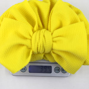 <span class=keywords><strong>Turban</strong></span> en tissu gaufré, <span class=keywords><strong>Bonnet</strong></span> pour bébé, <span class=keywords><strong>Turban</strong></span> pour nouveau-né, <span class=keywords><strong>Bonnet</strong></span> avec nœud papillon, accessoires de photographie, couvre-chef doux et texturé - Product Image 3