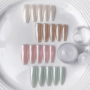 AILANUO Résine Naturelle Sans HEMA Série de Poudres de Revêtement 4 Couleurs Finition Brillante Huile pour OEM/ODM/Étiquetage Privé - Product Image 3