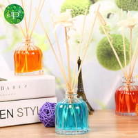 Offre Spéciale meilleur 102 ml Transparent citrouille conception écologique diffuseur d'huile essentielle rotin roseau bâtons parfum avec bouteille