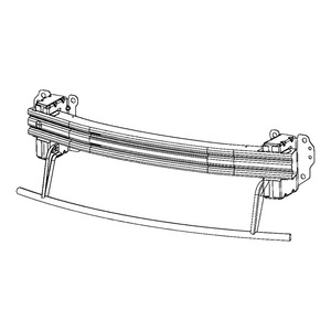 Poutre de renforcement du pare-chocs avant Dodge Journey 05067937AF en acier, barre anti-collision, pièce de rechange 2011-2017 - Product Image 4