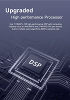 Nuoxun Équipement de sonorisation audio professionnel Processeur DSP numérique de haute qualité Ti pour la gestion des haut-parleurs Filtre XTA 96K FIR